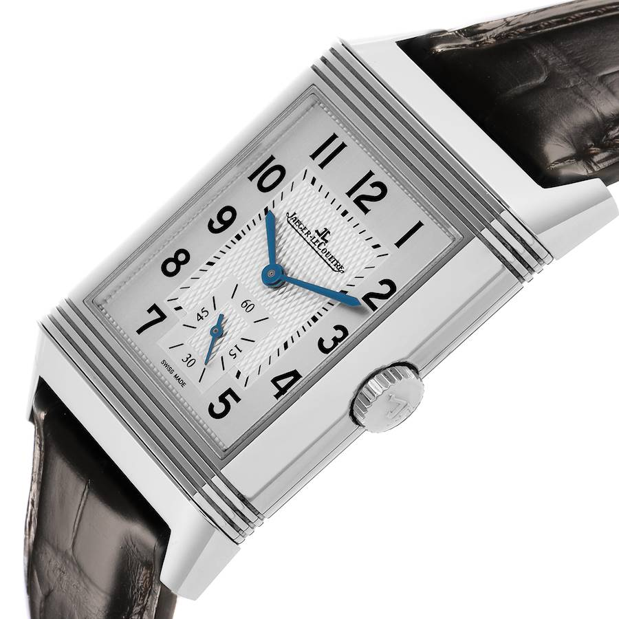 Jaeger LeCoultre Reverso Duo Day Night Steel Watch 215.8.D4 Q3848420