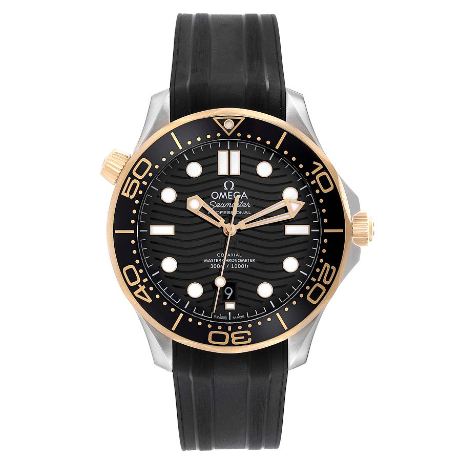 Omega Seamaster Diver Steel Yellow Gold Mens Watch 210.22.42.20.01.001
