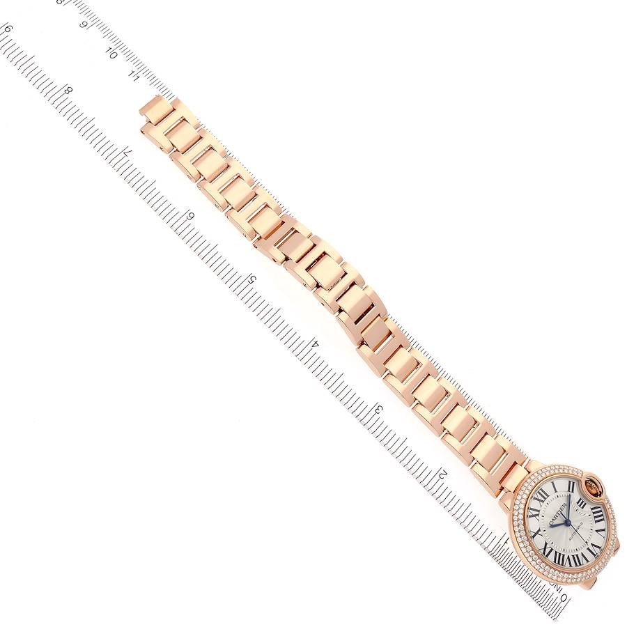 Cartier Ballon Bleu Rose Gold Diamond Ladies Watch WE902064
