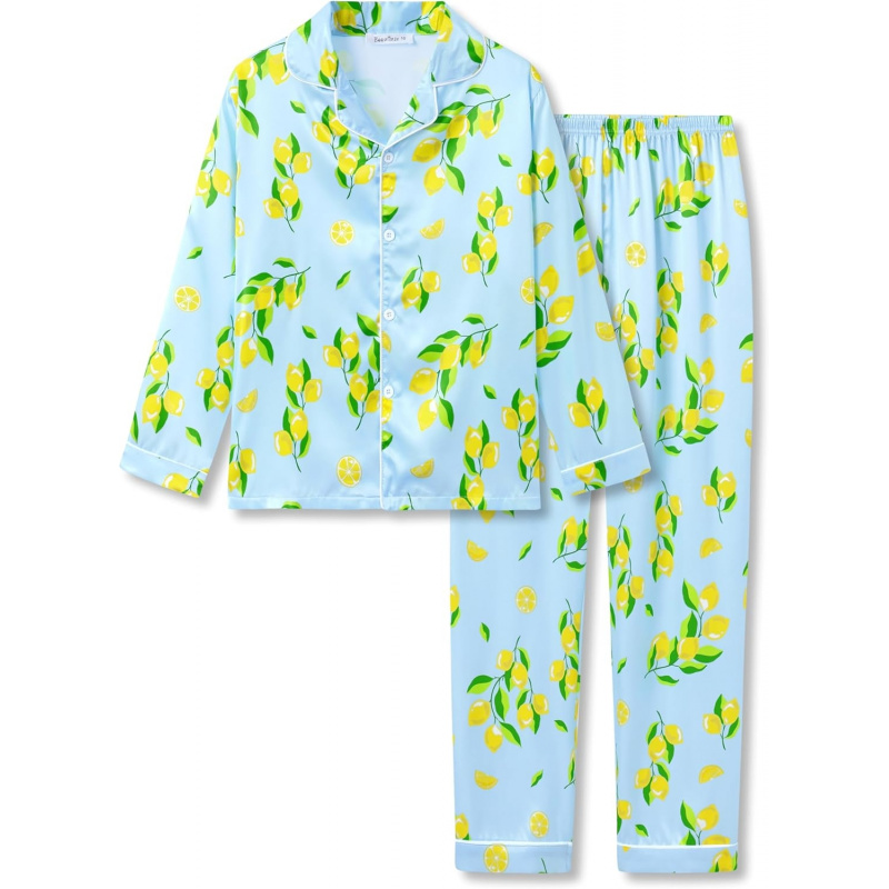 Silky Satin Pajama Long Sleeves Set