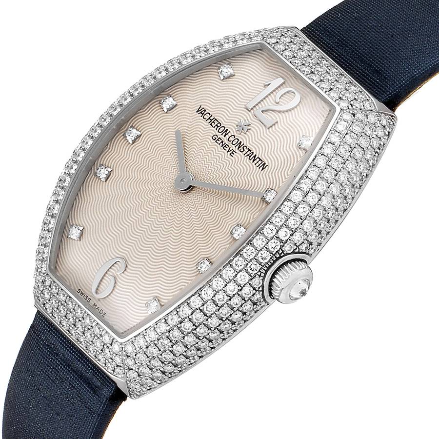 Vacheron Constantin Egerie White Gold Diamond Ladies Watch 25541
