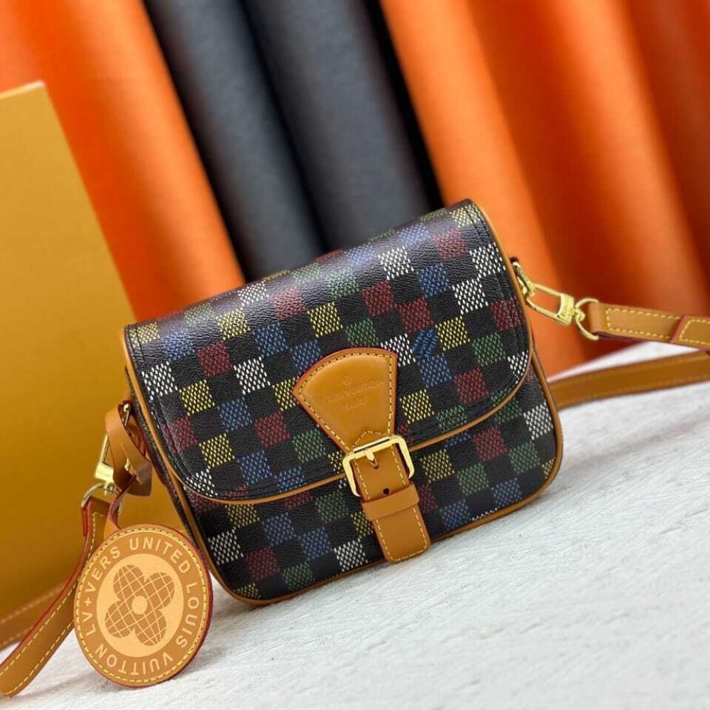 Louis Vuitton Montsouris Messenger PM Damier Ebene 20Cm N00147