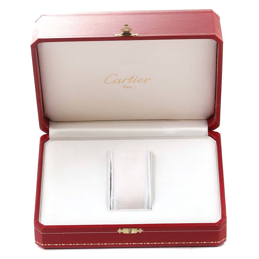 Cartier Declaration Yellow Gold Titanium Diamond Ladies Watch WT000150 Box