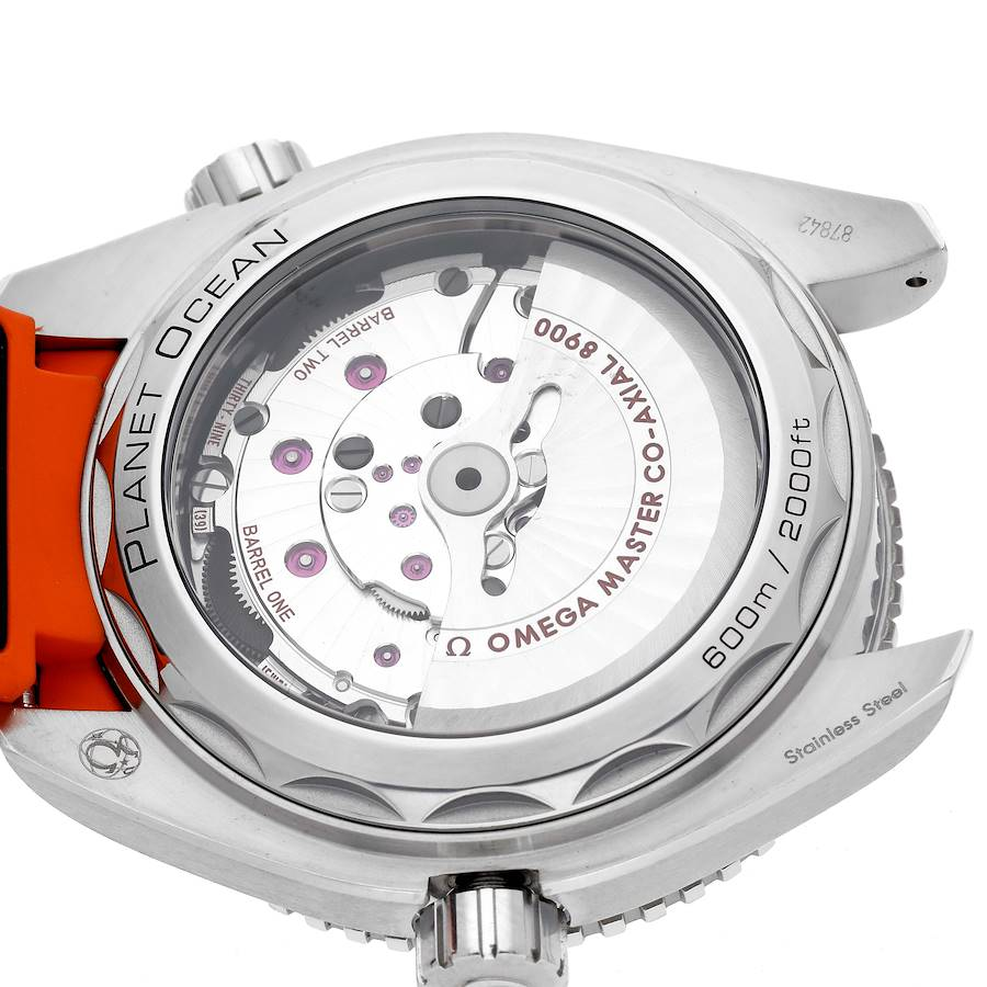 Omega Planet Ocean Black Orange Bezel Watch 215.32.44.21.01.001