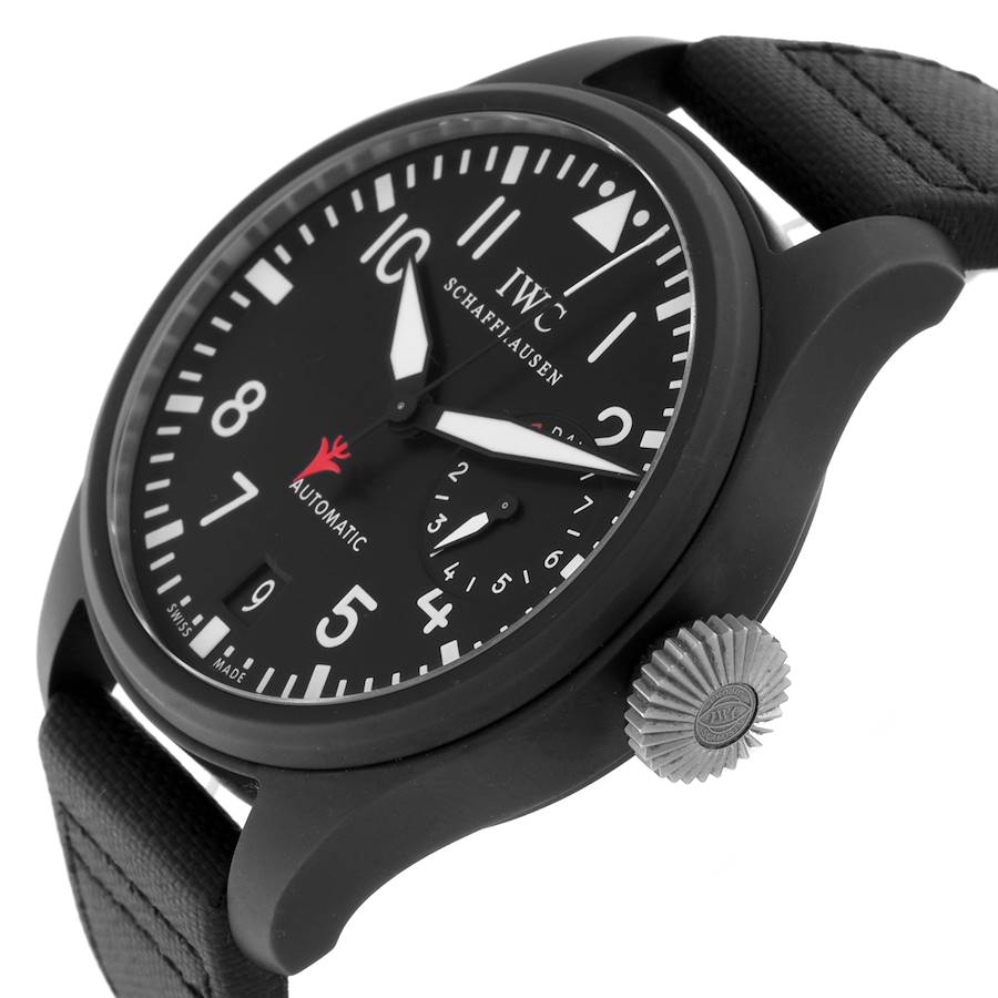 IWC Big Pilots Top Gun Black PVD Automatic Mens Watch IW501901