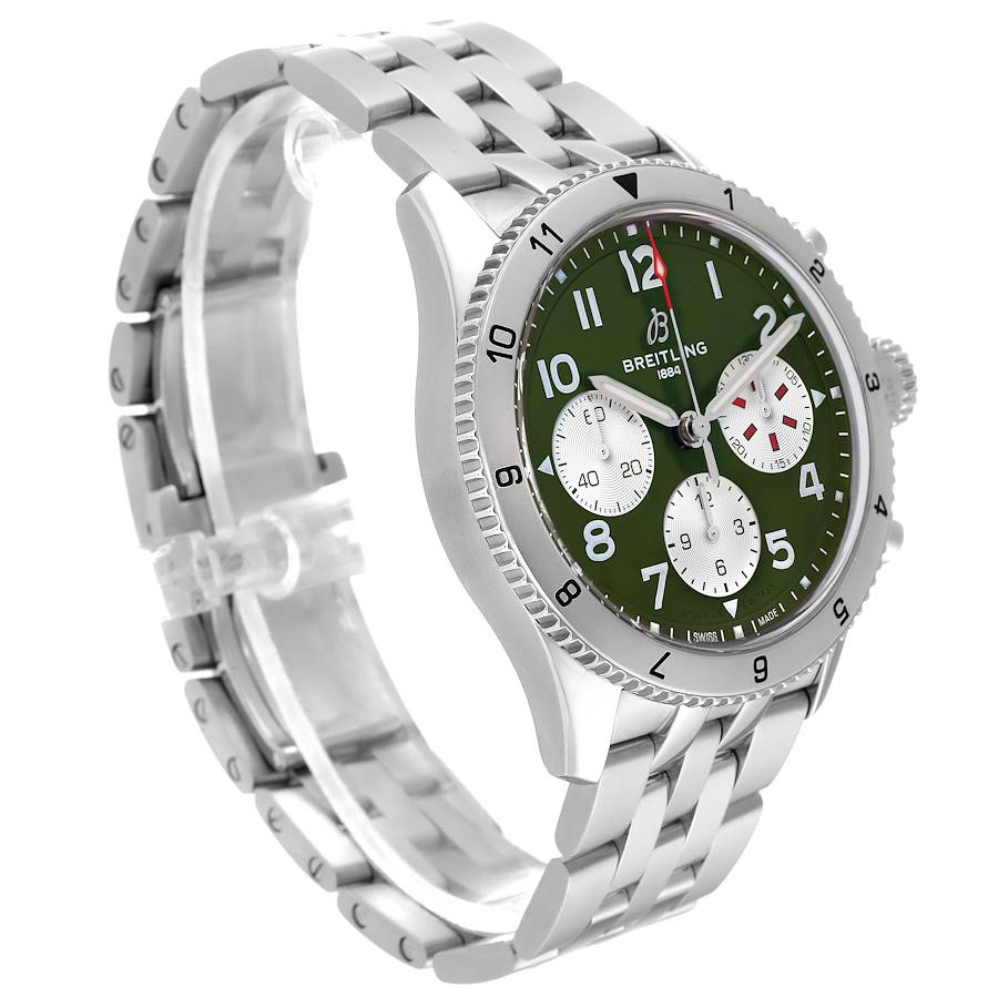 Breitling Classic Avi Curtiss Warhawk Steel Mens Watch A23380