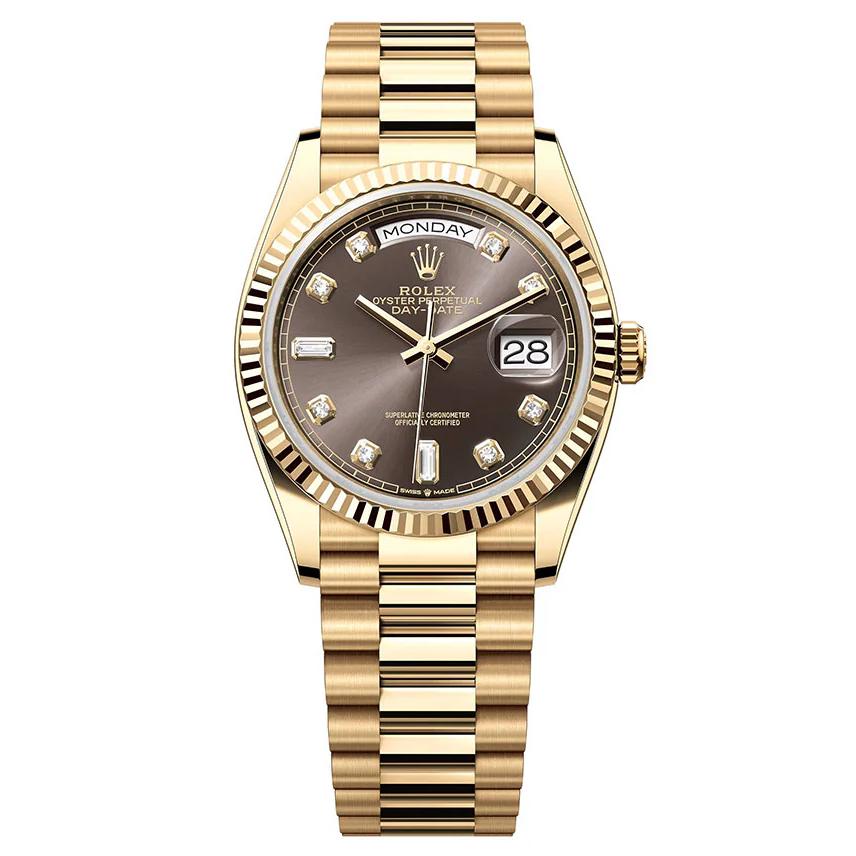Rollie-The Crown Day-Date 128238-0022 36mm