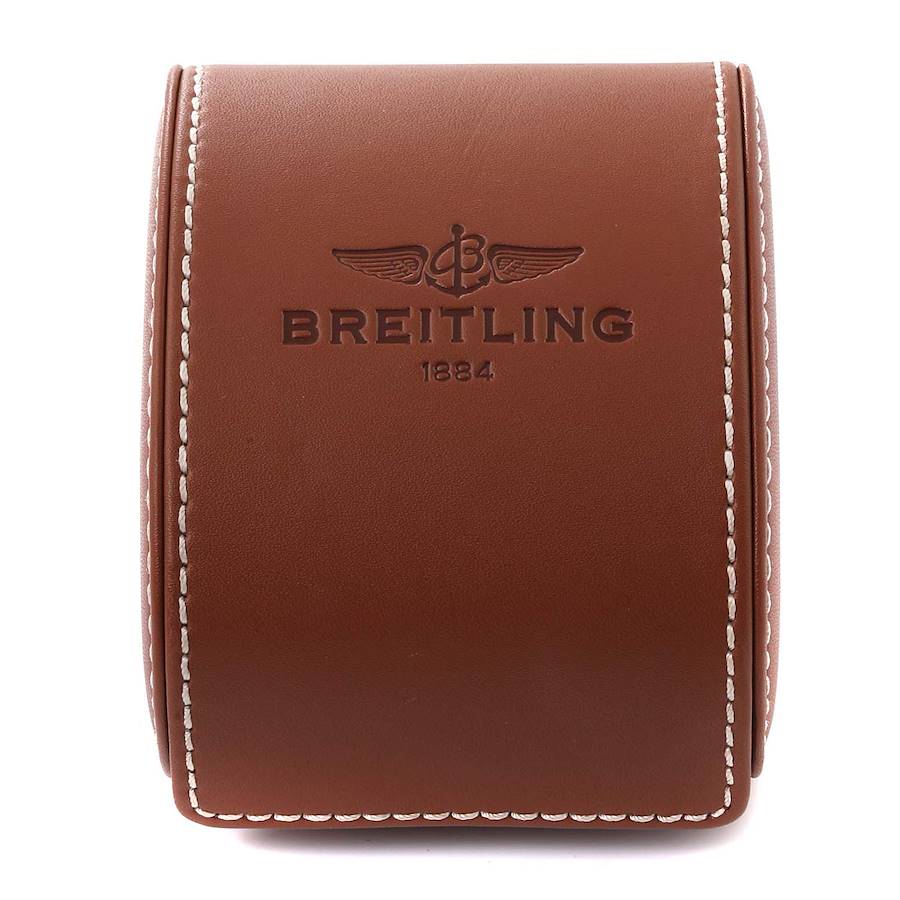 Breitling Super Avenger II Black Dial Steel Mens Watch A13371