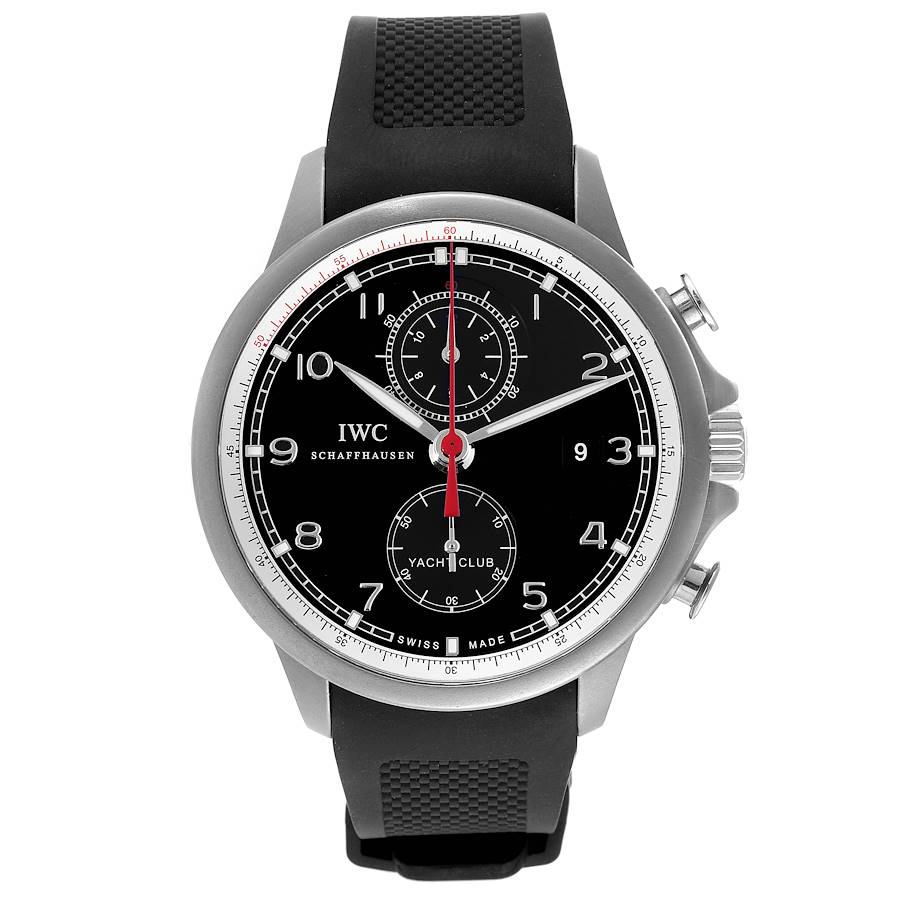IWC Portuguese Yacht Club Chronograph Titanium Volvo Limited Edition Mens Watch IW390212