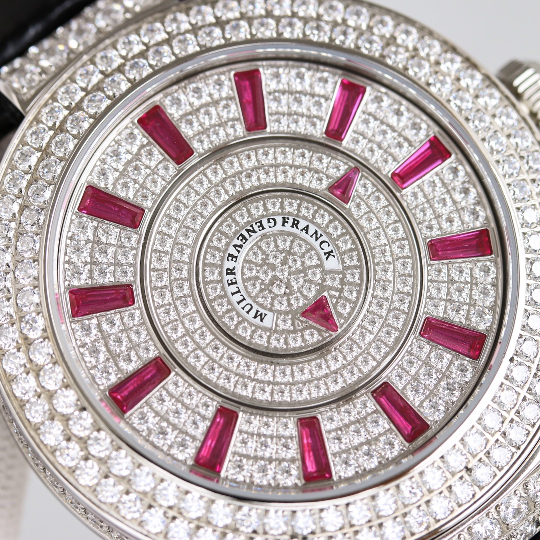 Franck Muller Double Mystery Ruby Diamond DM 42 D 2R CD Master of Complications Silver