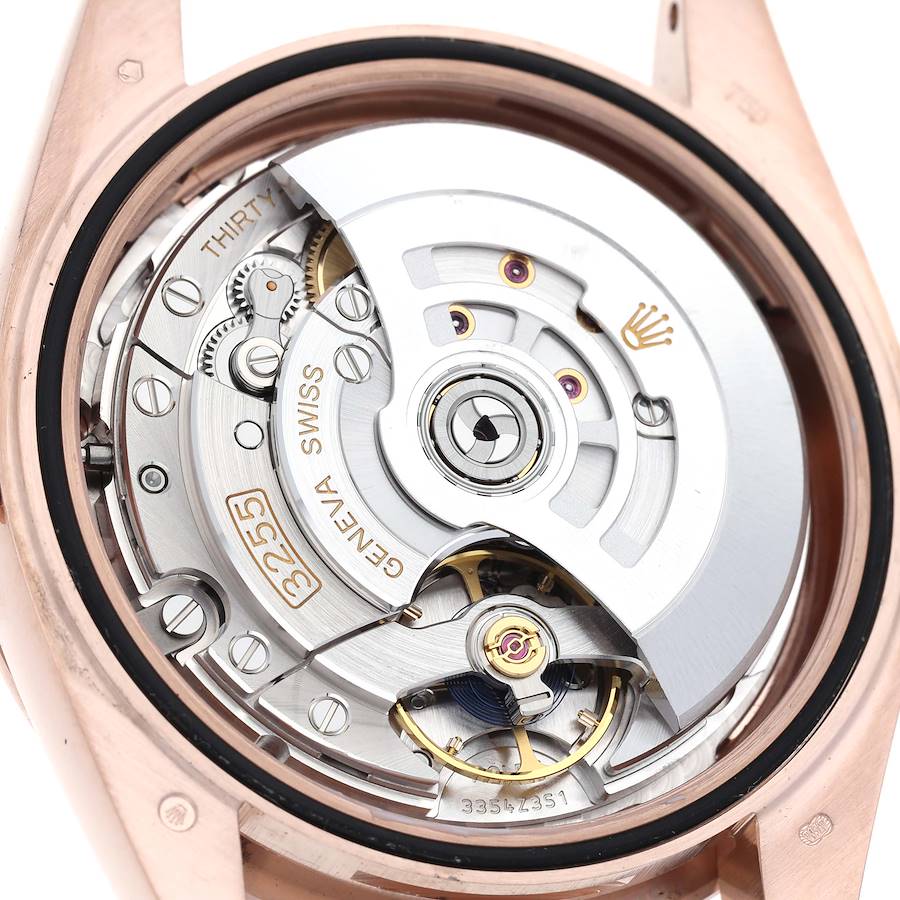 Rolex Day-Date 40 President Rose Gold Diamond Mens Watch 228345