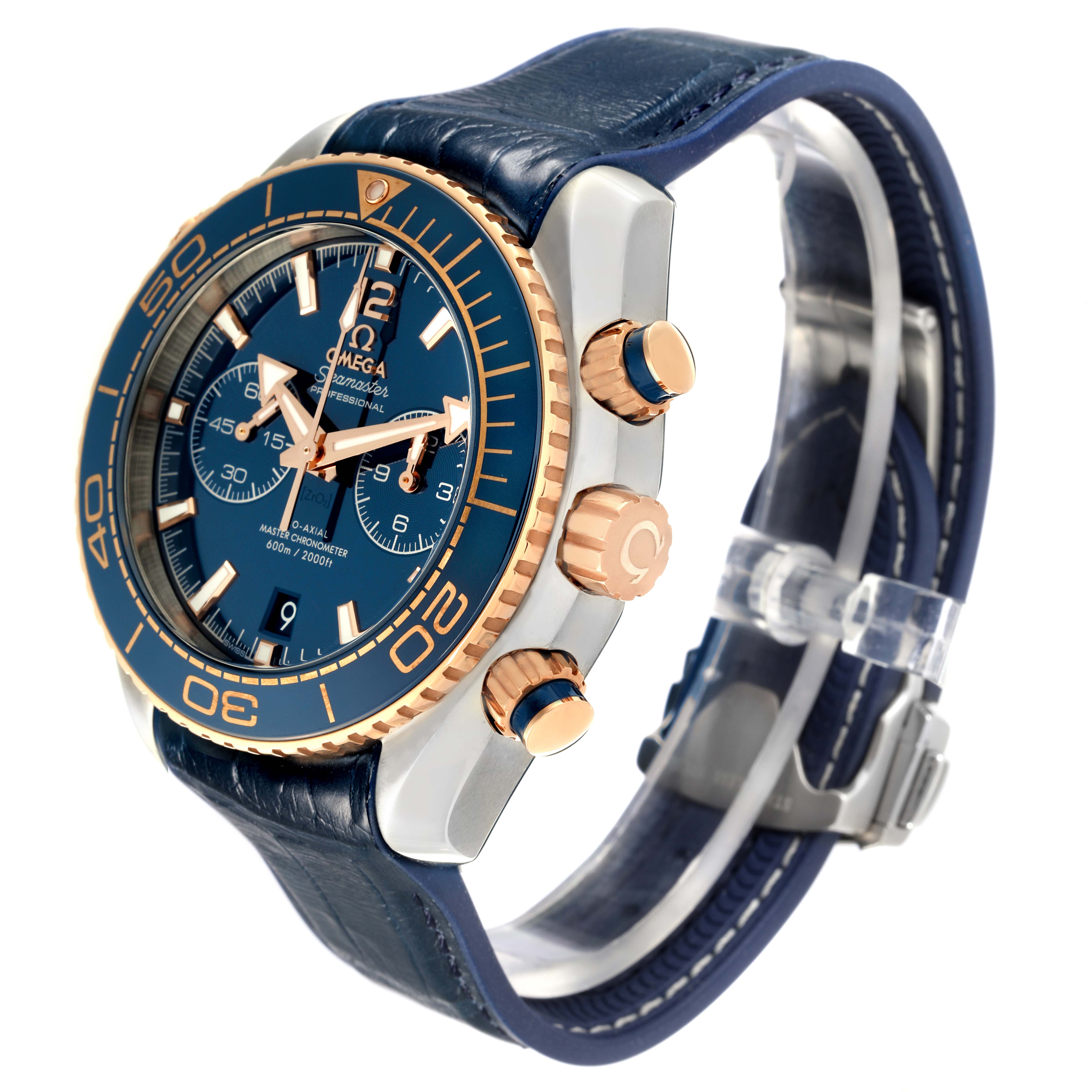 Omega Seamaster Planet Ocean Steel Rose Gold Watch 45.5 MM 215.23.46.51.03.001