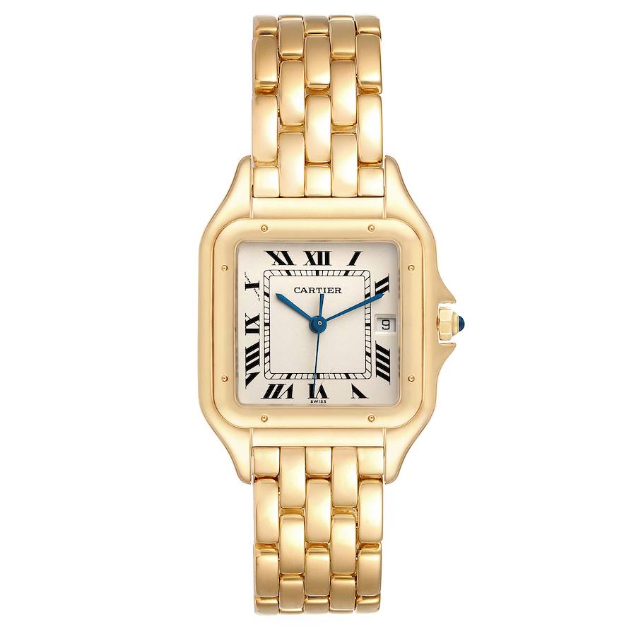 Cartier Panthere XL 27mm Yellow Gold Mens Watch W25014B9