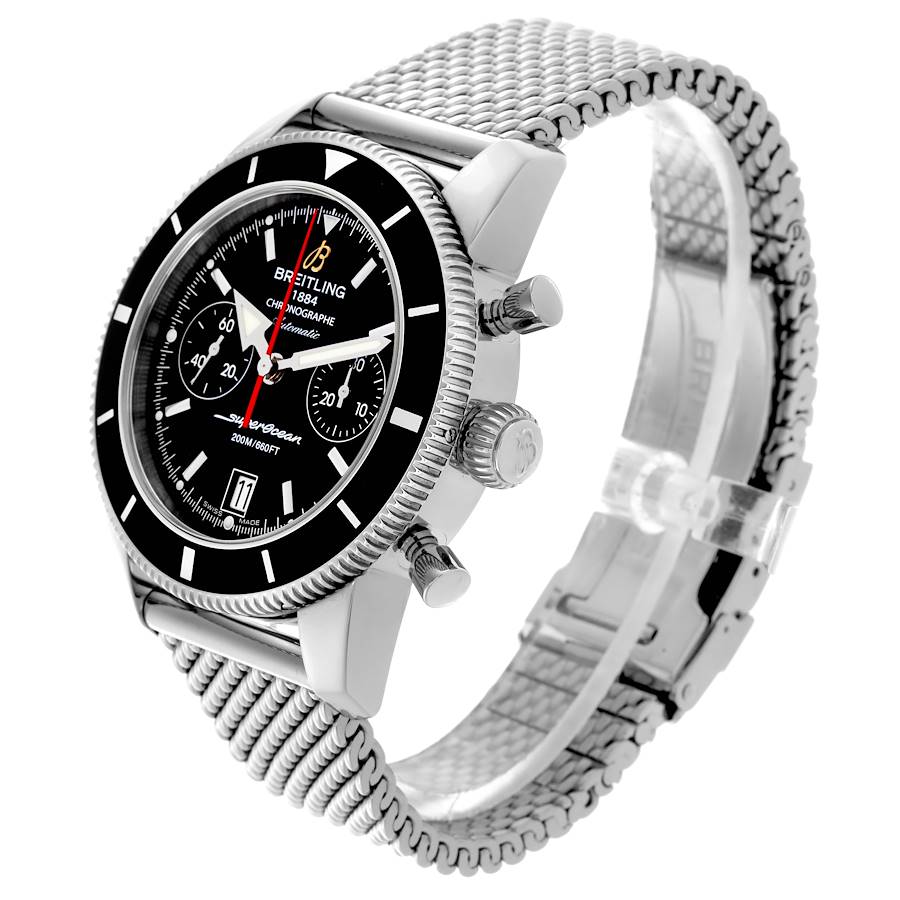 Breitling SuperOcean Heritage Chrono Black Dial Mens Watch A23370