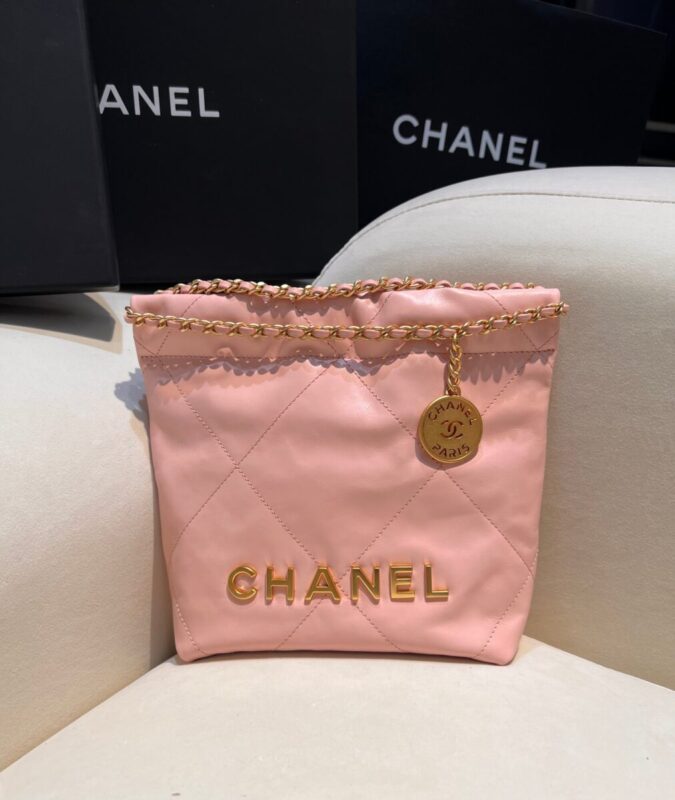 CHANEL 23s Mini Garbage Bag Pink