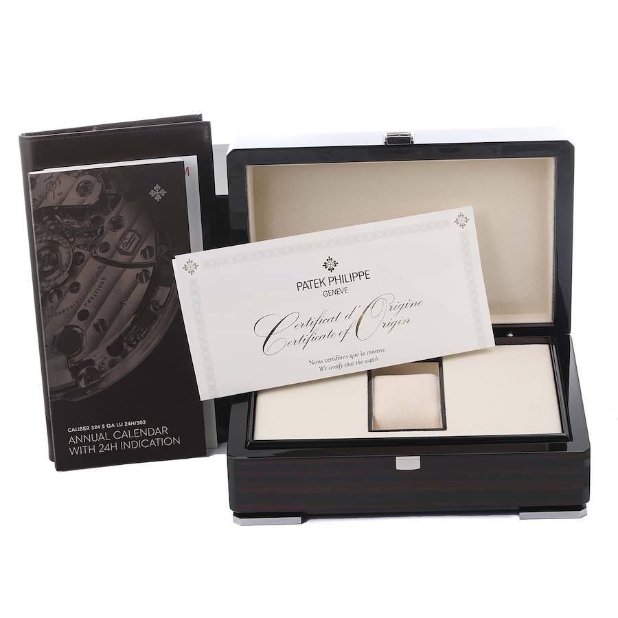 Patek Philippe World Time Complications White Gold Diamond Watch 7130 7130G