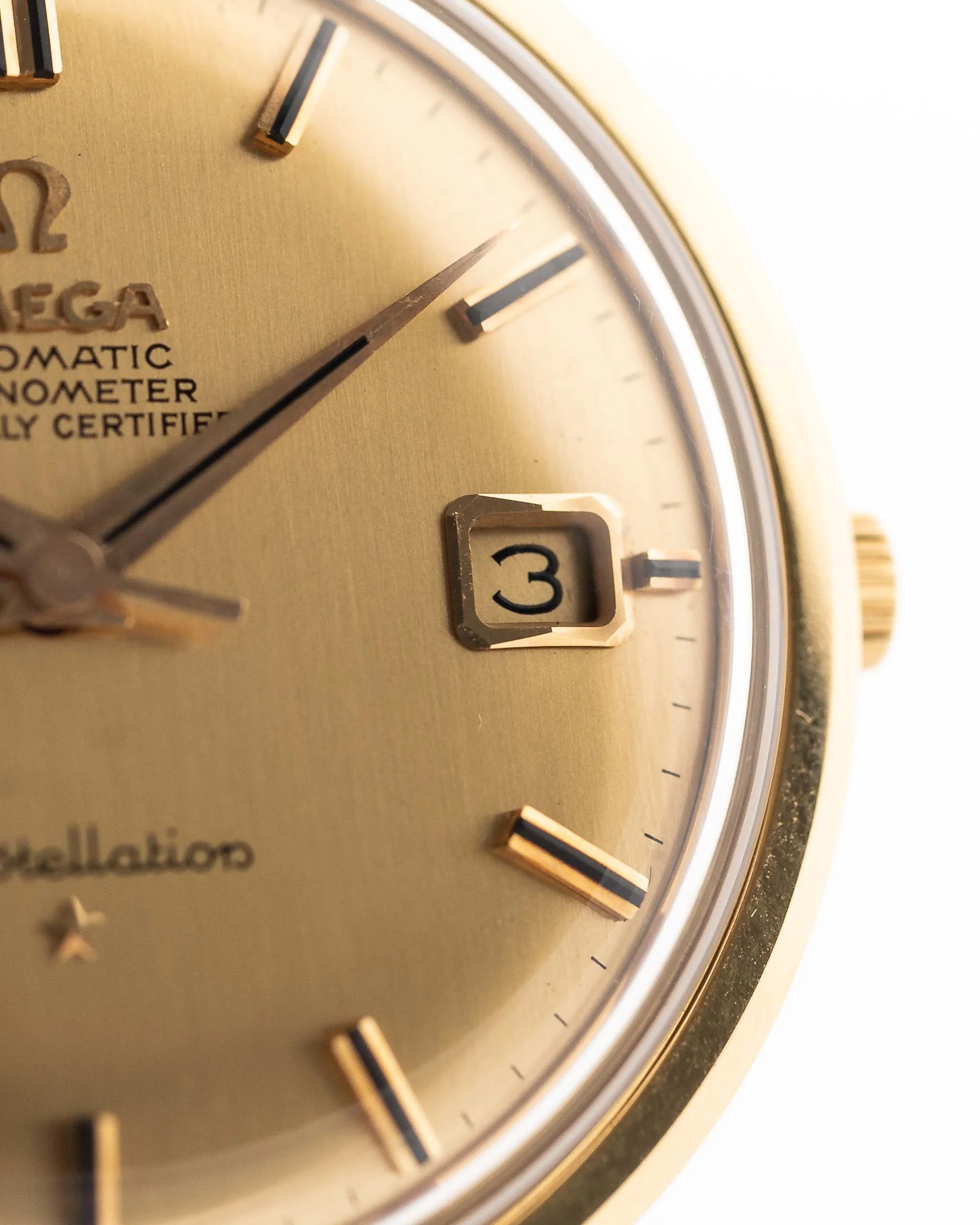 Omega Constellation 168004 18k Date Onyx 1966