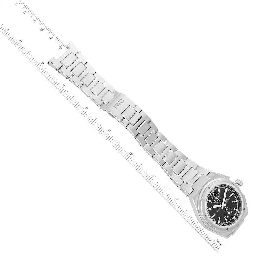 IWC Ingenieur Chronograph Black Dial Steel Mens Watch IW372501