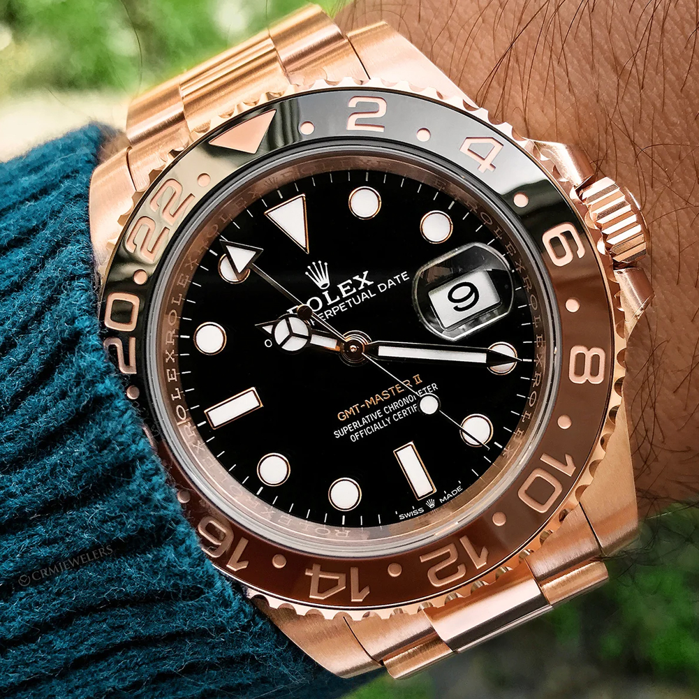 2025 NEW Rolex GMT-Master II 18 ct Everose gold, M126715CHNR-0002