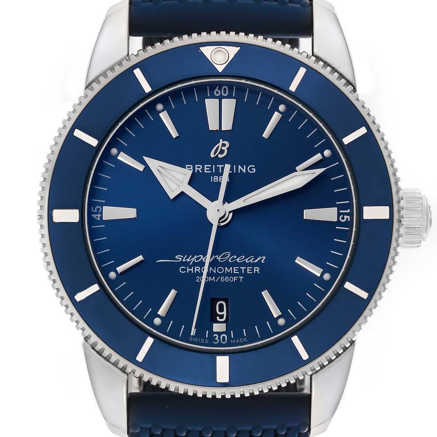 Breitling Superocean Heritage B20 44 Blue Dial Bezel Mens Watch AB2030