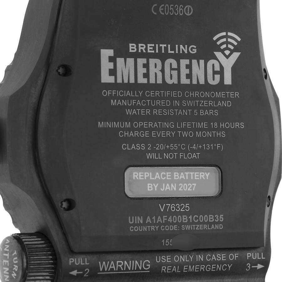Breitling Emergency II Night Mission Titanium Watch V76325