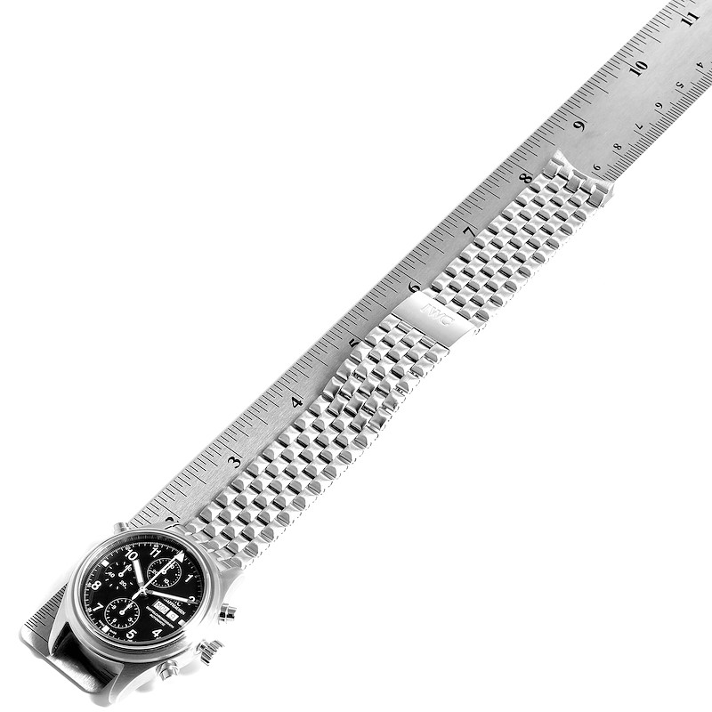 IWC Split Seconds Doppel Chronograph Steel Mens Watch IW371319