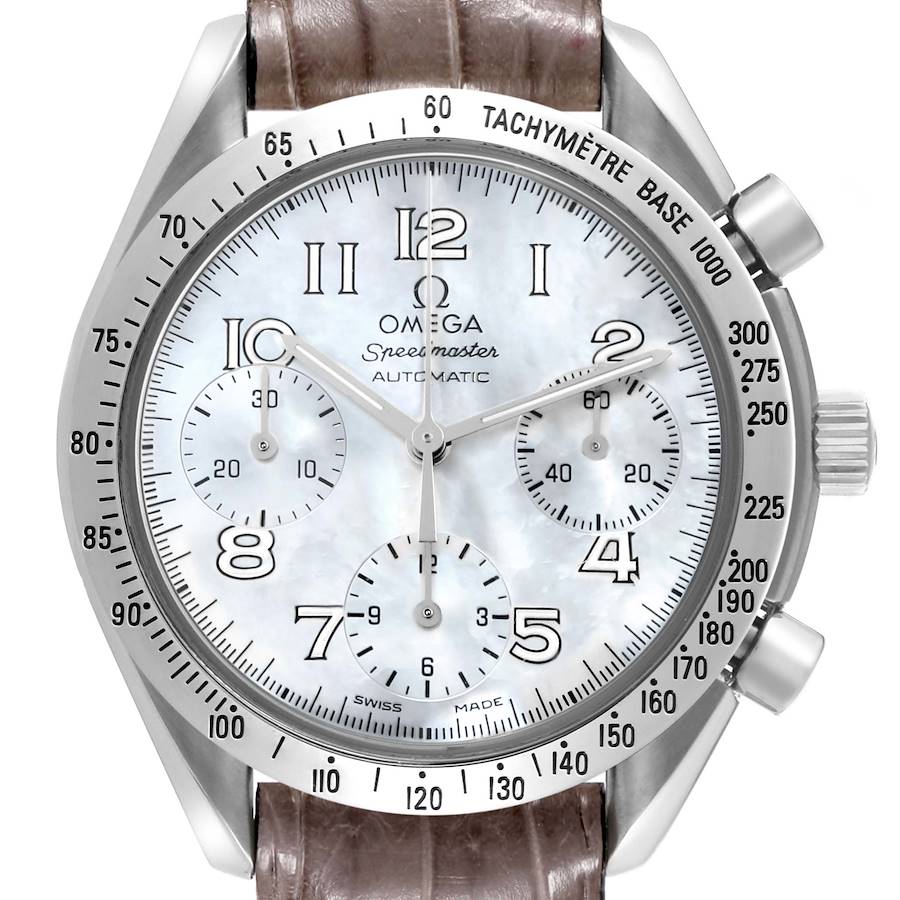 Omega Speedmaster Reduced Mother of Pearl Dial Steel Ladies Watch 3802.70.56