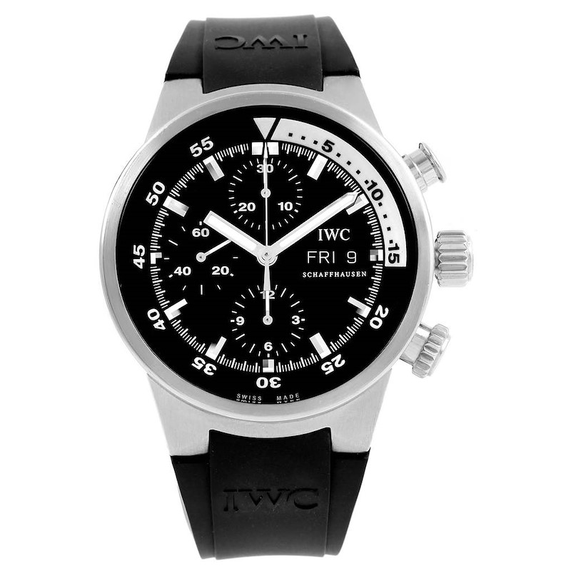IWC Aquatimer Automatic Chronograph Day Date Mens Watch IW371933