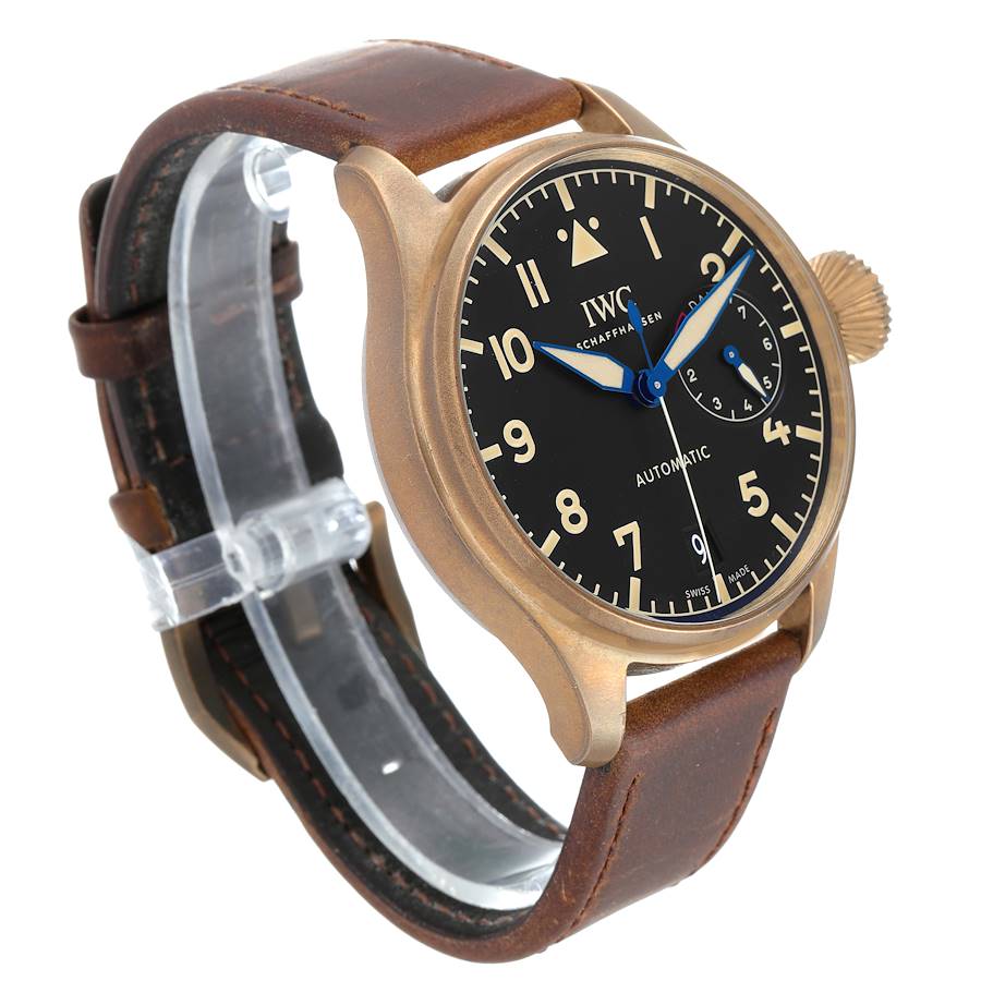 IWC Big Pilot Bronze Titanium Black Dial Mens Watch IW501005