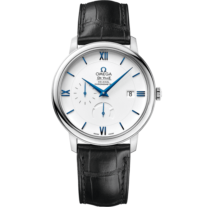 OmegaDe Ville Prestige Co-Axial 39.5 Power Reserve White Gold / White424.53.40.21.04.001