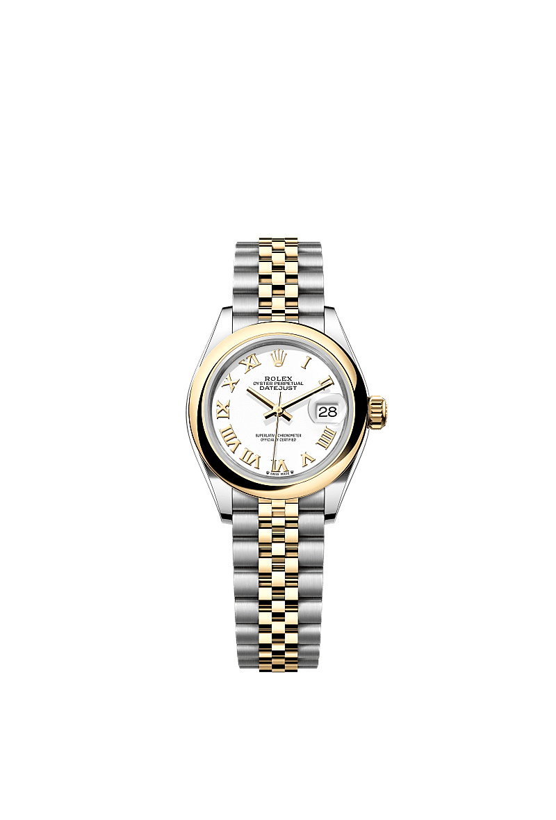 Lady-Datejust Oyster, 28 mm, Oystersteel and yellow gold Reference 279163