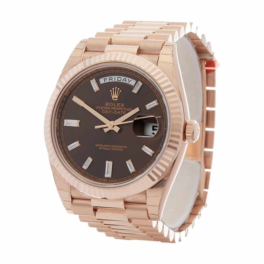 Rolex Day-Date 228235 Super Clone Chocolate Dial