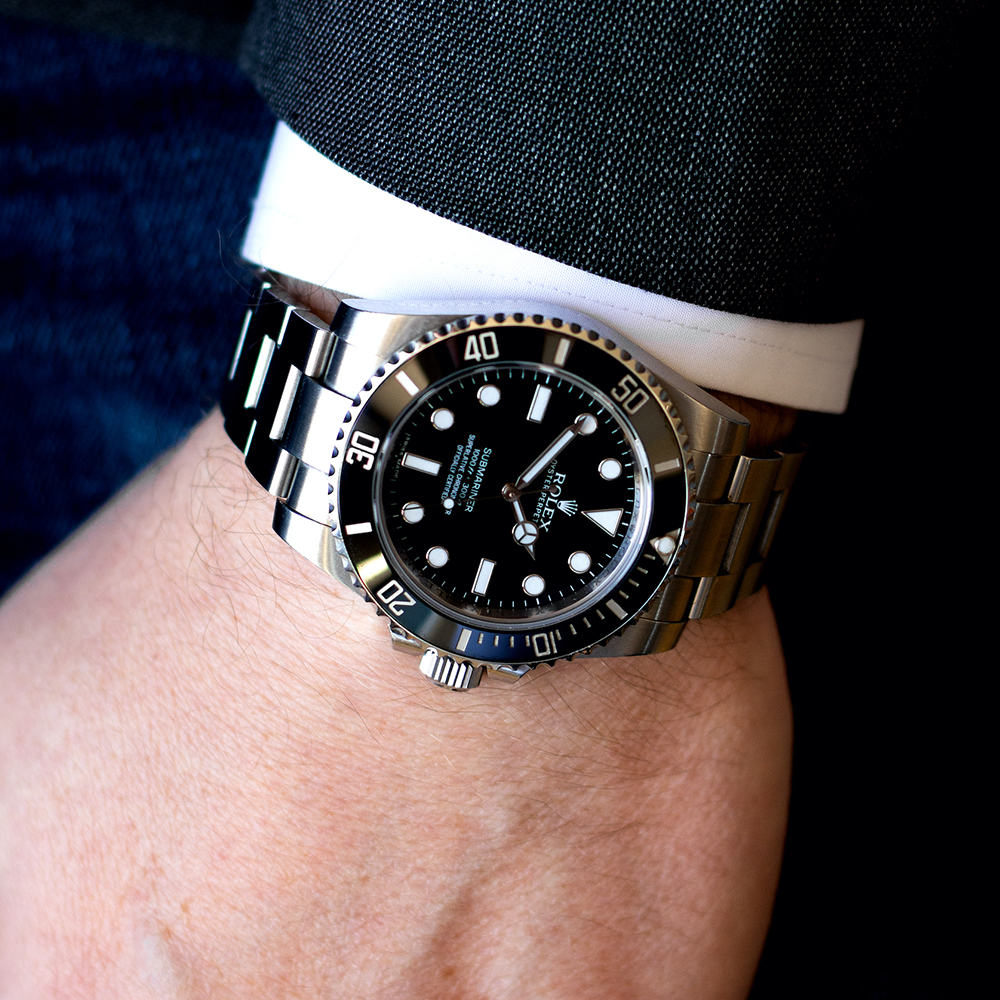 Rolex Submariner No Date 40mm 4 Liner Steel Mens Watch 14060M