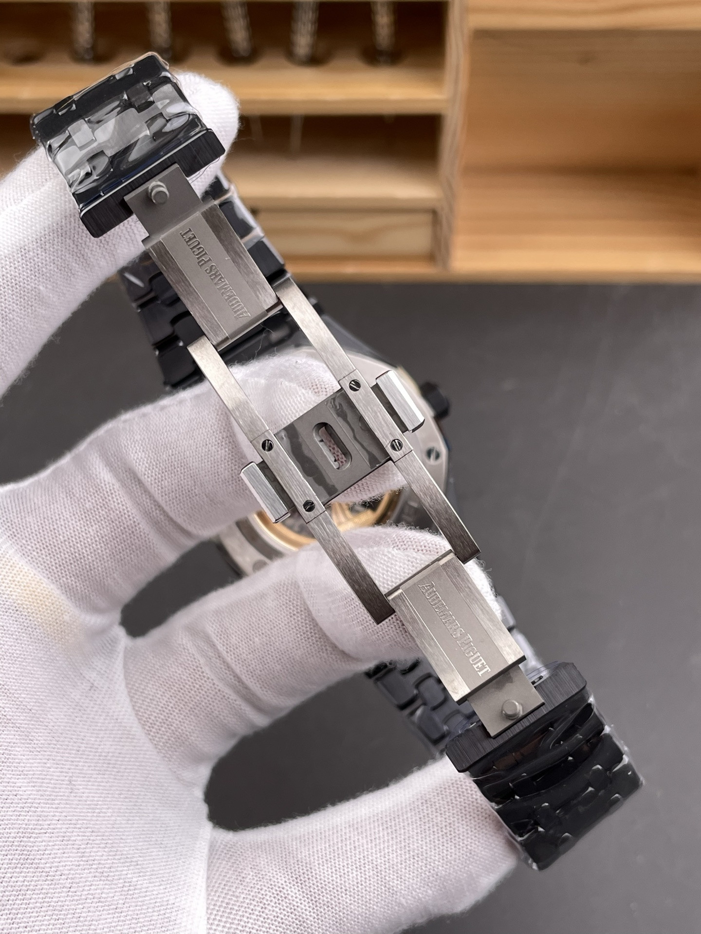 Royal Oak 15416 Black Ceramic Skeleton