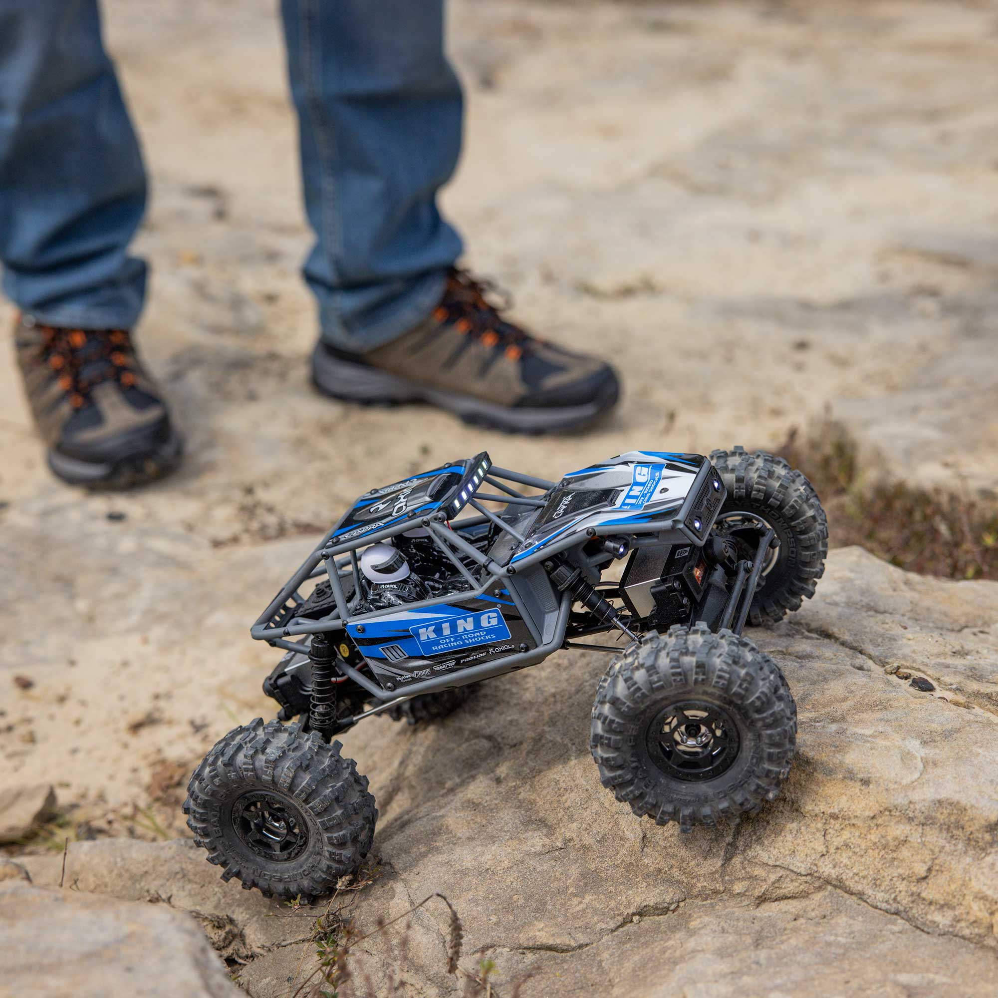 1/18 UTB18 Capra 4WS 4X4 RTR Brushed Rock Crawler (Battery & Charger Included), Yellow