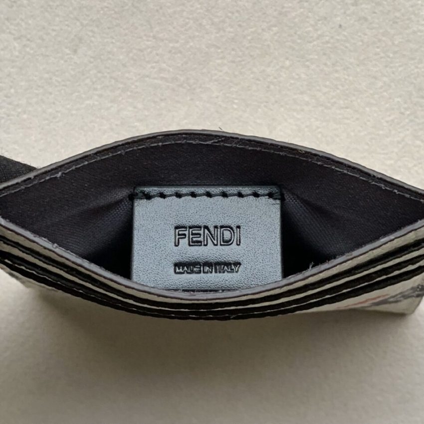 Replica Fendi Card Holder White