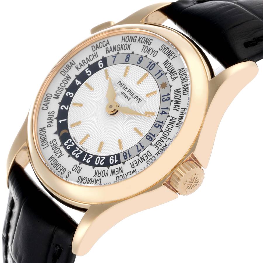 Patek Philippe World Time Complications Yellow Gold Mens Watch 5110J