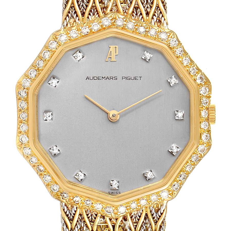Audemars Piguet Vintage 18k Yellow Gold Diamond Ladies Watch 256731