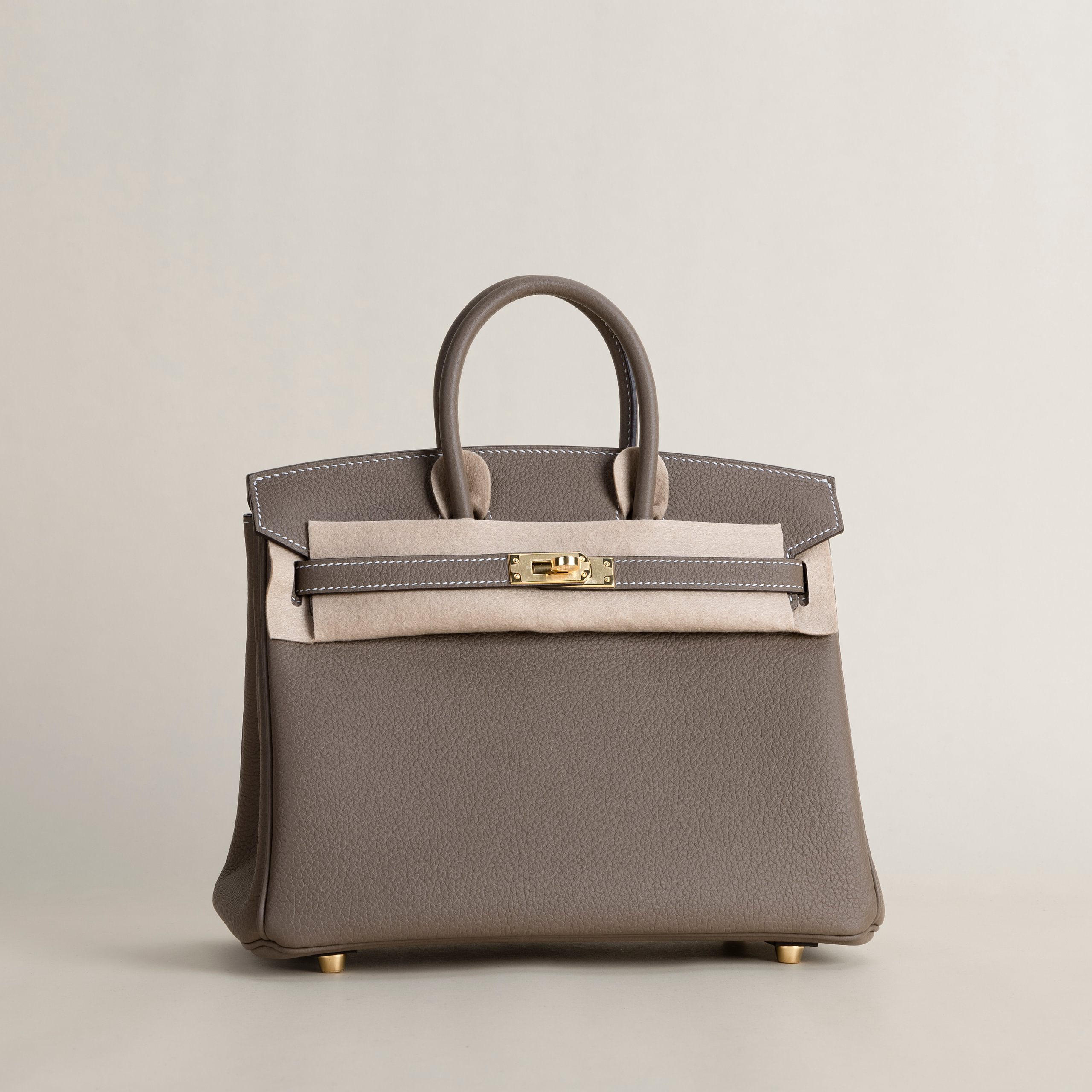 Birkin 25 togo etoupe GHW