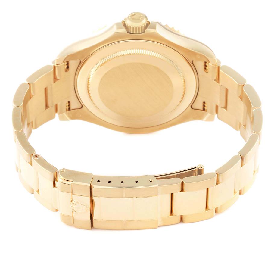 Rolex Yachtmaster 40mm Yellow Gold White Dial Mens Watch 16628
