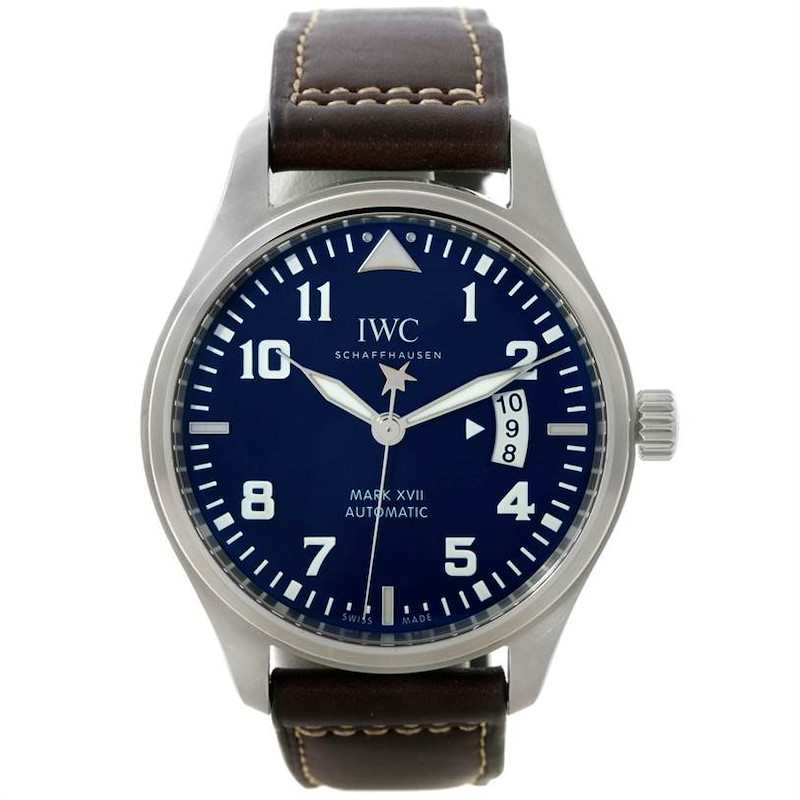 IWC Pilots Mark XVII Le Petit Prince Steel Mens Watch IW326506