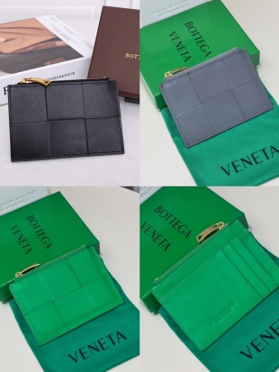 Replica Bottega Veneta Large Zipper Card Holder