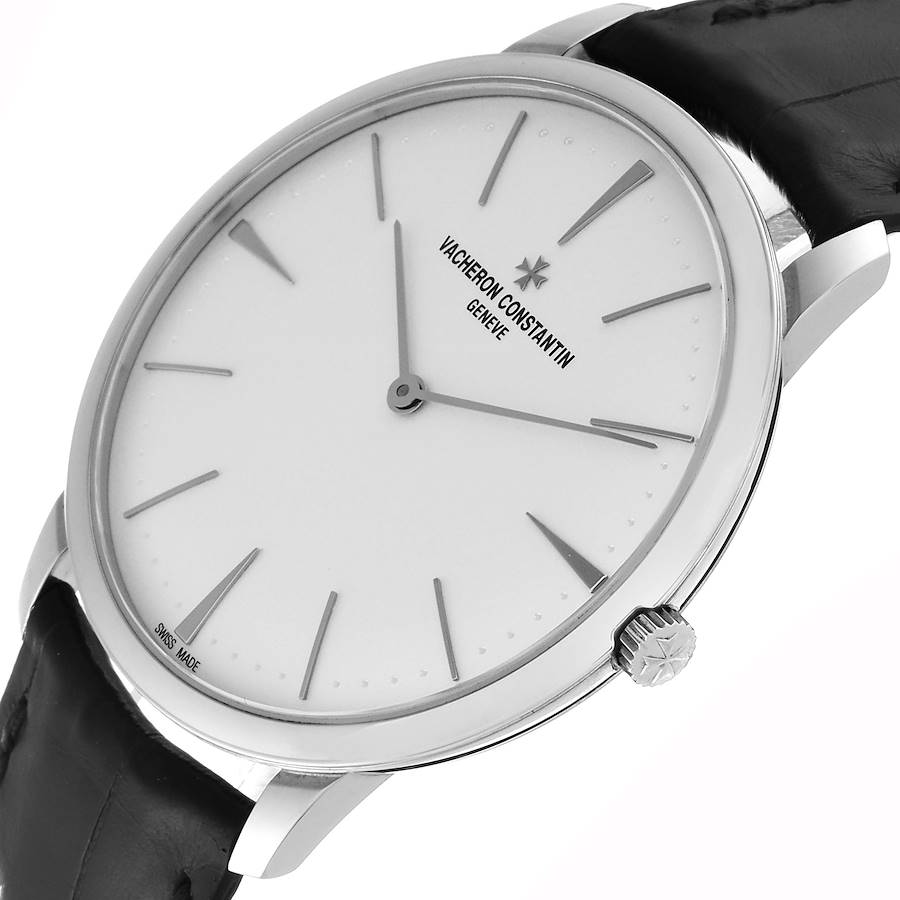 Vacheron Constantin Patrimony Grand Taille White Gold Mens Watch 81180
