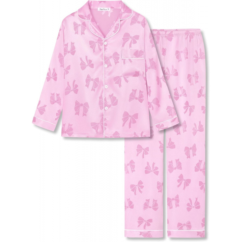 Silky Satin Pajama Long Sleeves Set