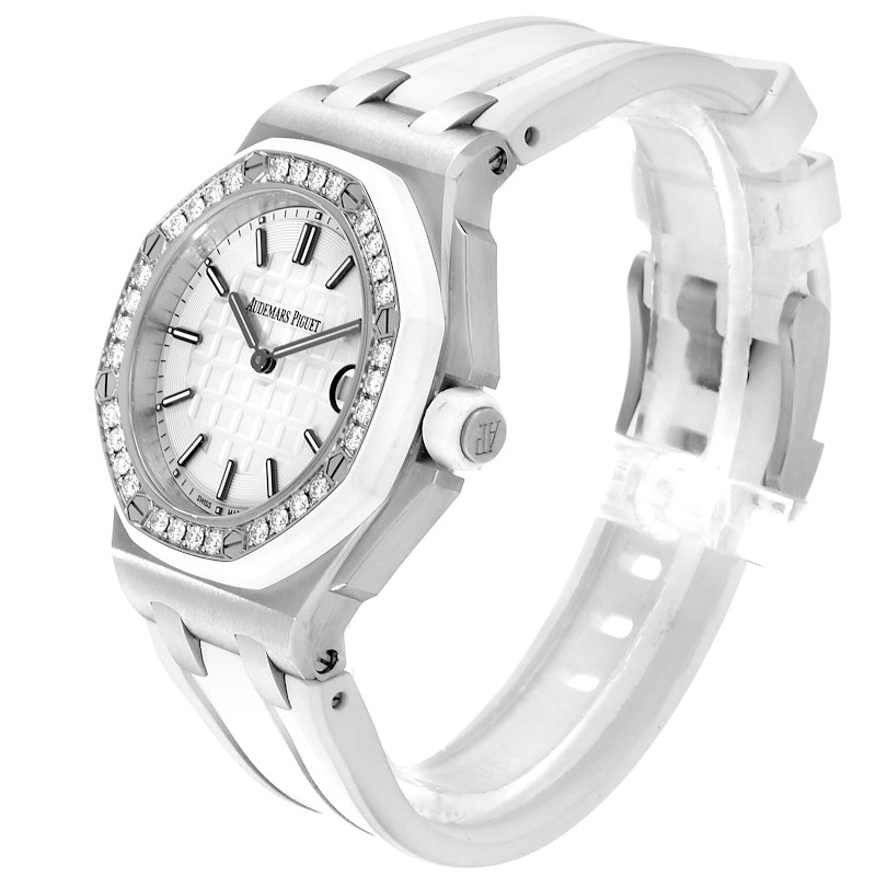 Audemars Piguet Royal Oak Offshore 37mm Diamond Ladies Watch 57175ST