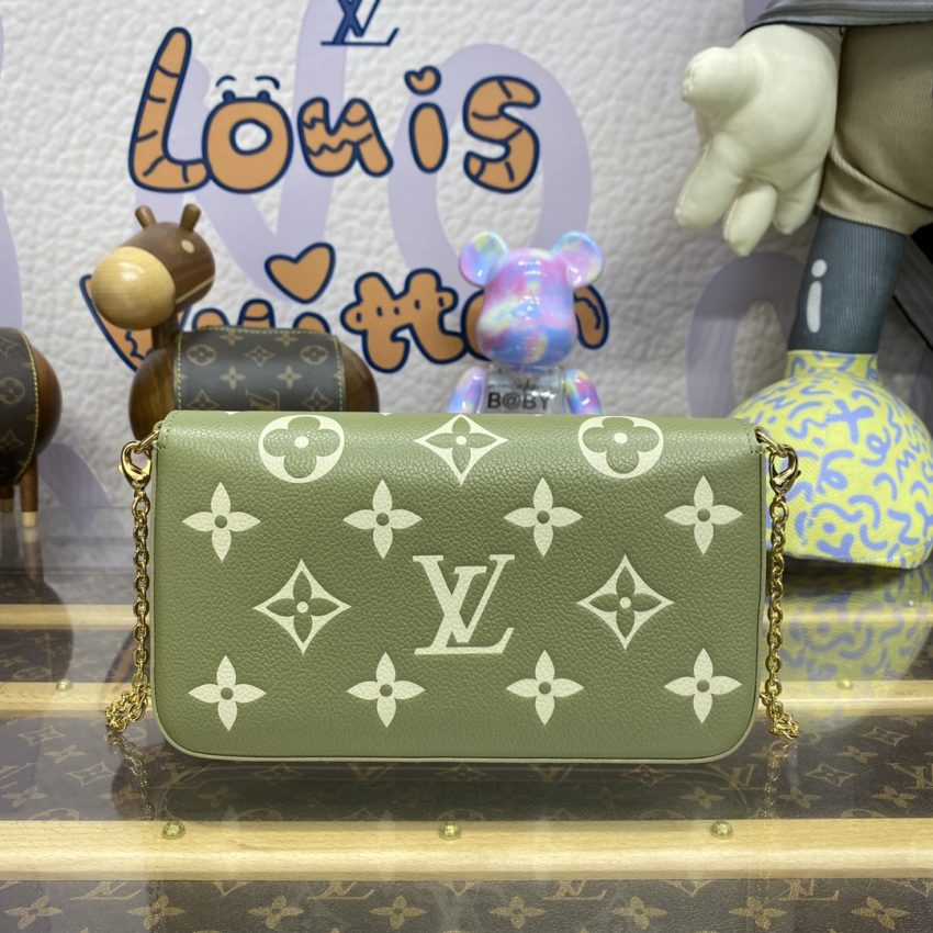 Replica Louis Vuitton Félicie Pochette Green