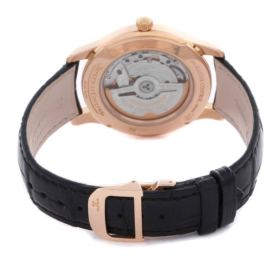 Jaeger LeCoultre Master Control Rose Gold Mens Watch Q1392420