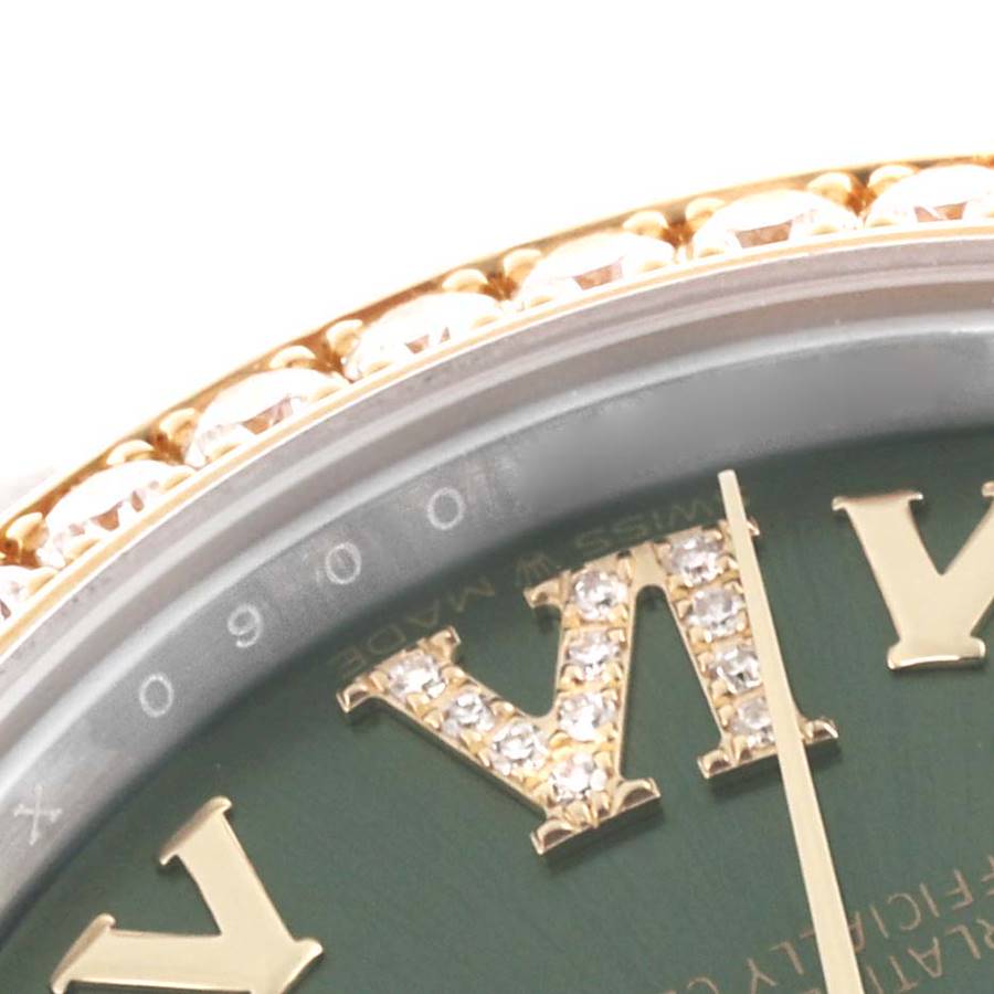 Rolex Datejust 31 Midsize Steel Yellow Gold Diamond Ladies Watch 278383
