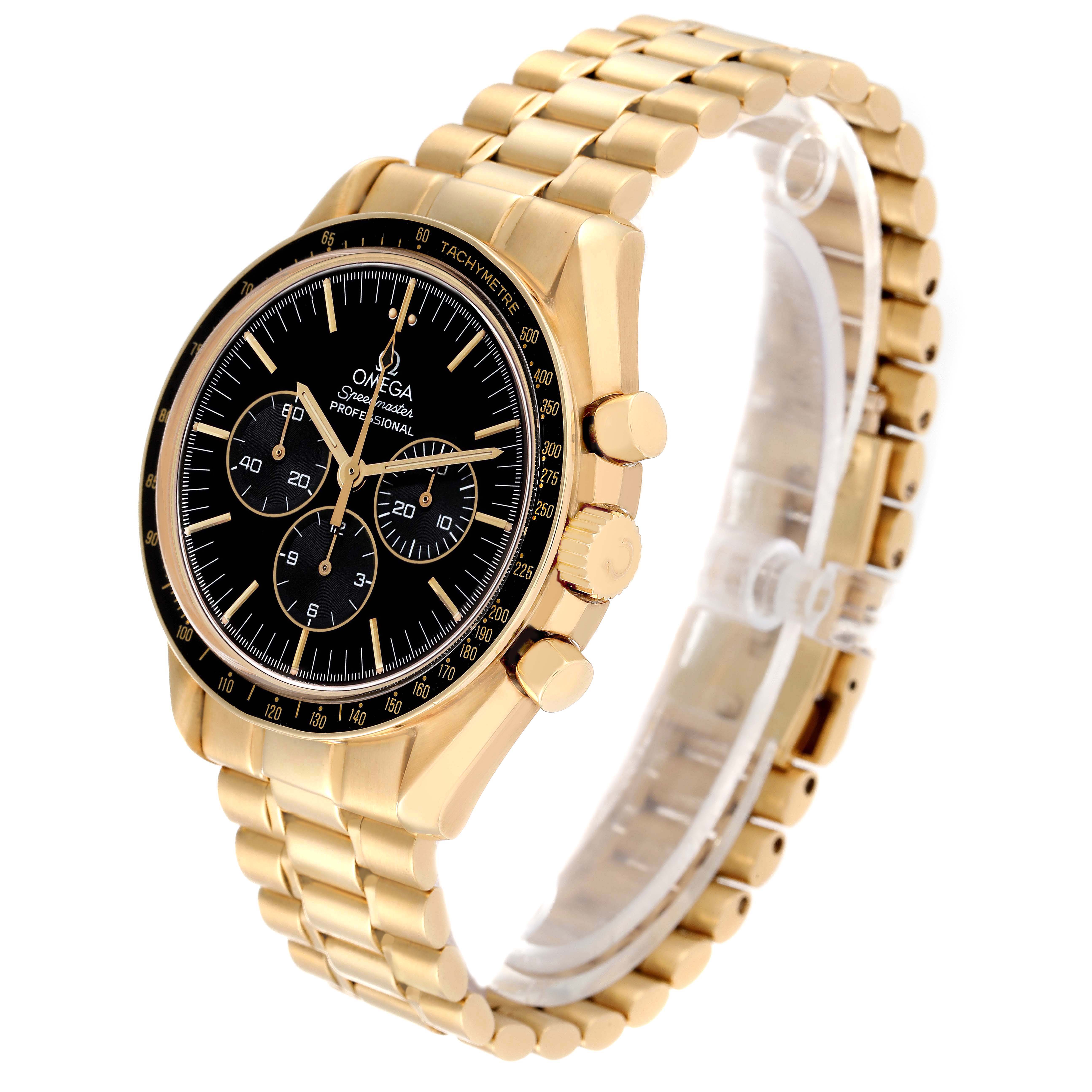 Omega Speedmaster Moonwatch Jubilee 27 CHRO C12 Yellow Gold Watch 42.0 MM 3191.50