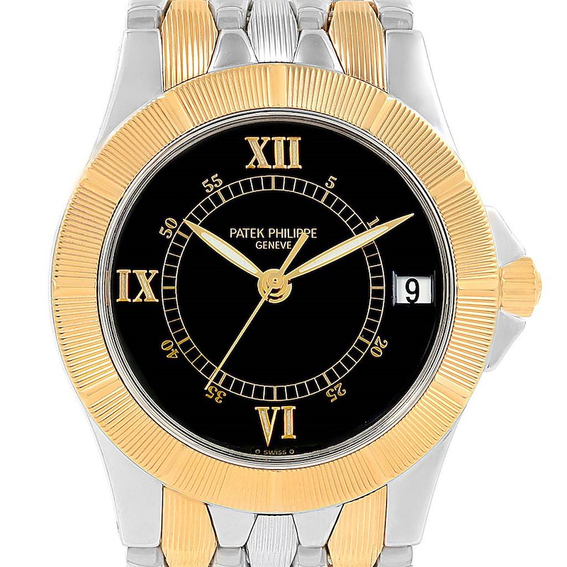 Patek Philippe Neptune Steel 18k Yellow Gold Mens Watch 5080/IJA